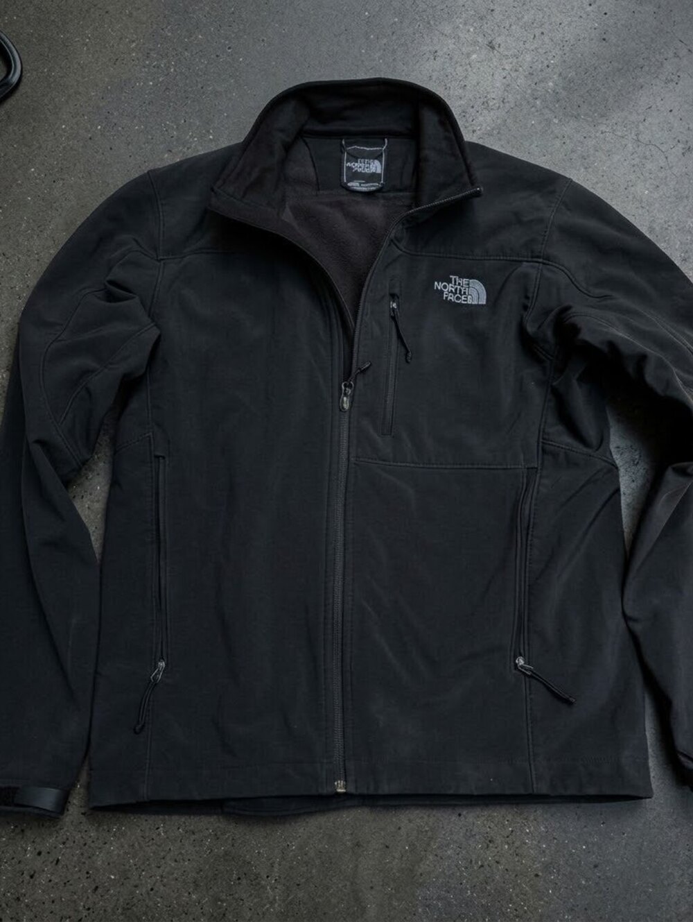The North Face Softshell Jacket Mens S Black Gorpcore Techwear Corpcore Apex